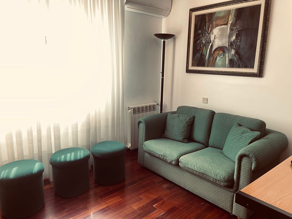Sofa cama + almofadas
