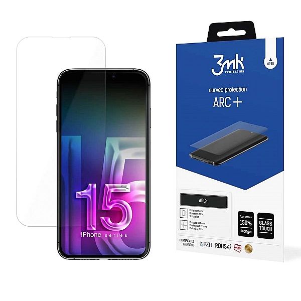 Folia 3mk ARC+ na iPhone 15 Pro