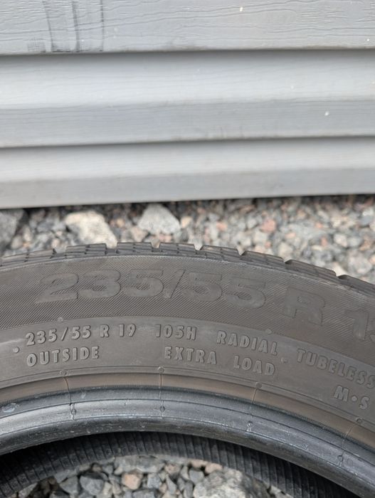 Пара зимових шин Continental 235/55 R19 235*55 19 CrossContact Winter