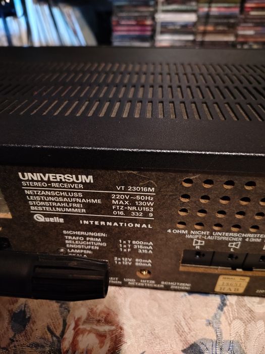 Пропоную чудовий вінтажний ресивер Universum VT 23016M 1974 року