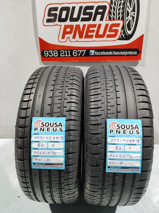 2 pneus semi novos 205-40R18 - Oferta