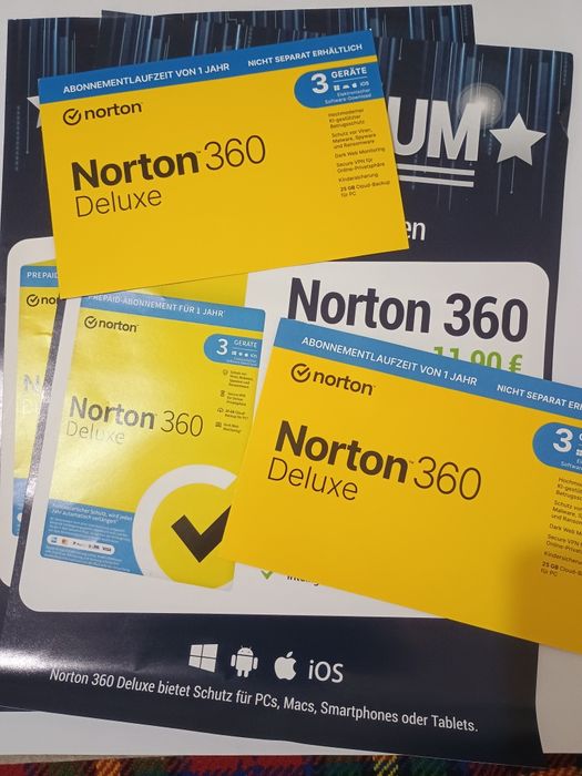 NORTON 360 Deluxe  3Pcs