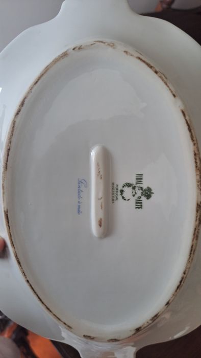 Terrina Laranja Dourada  Vidal Arte