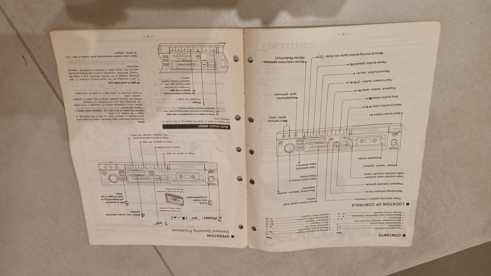 TECHNICS RS-B405 Instrukcja Service Manual Serwisowy