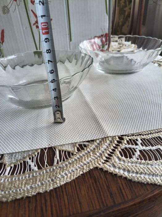 Szklane miski kim glass retro indonesia wintage