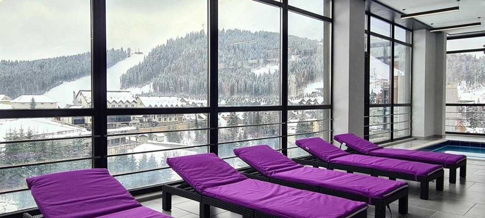 Центр Буковеля діючий апартамент прибуток СПА витяги