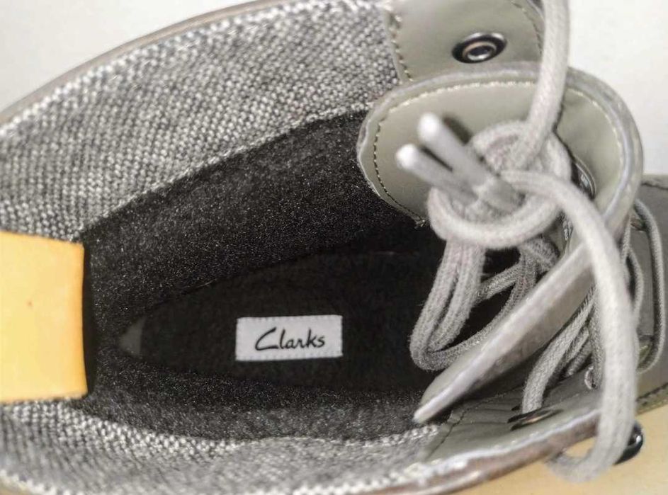 Ботинки CLARKS Batcombe Lord Оригинал Нат. КОЖА На Меху