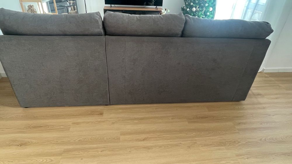 Sofá com chaise largura de 270 cm