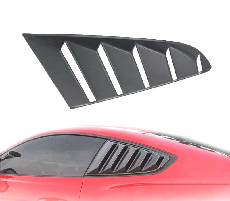 PERSIANA DE VIDRO LATERAL FORD MUSTANG 15-23 PRETO