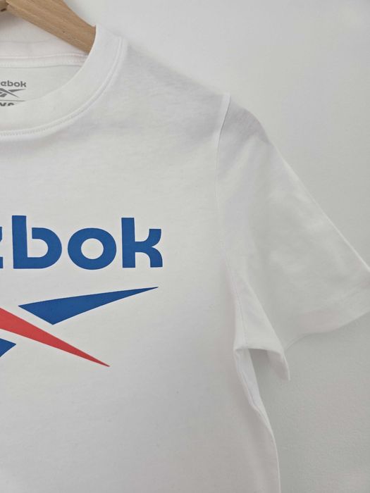 t-shirt koszulka XS Reebok biała