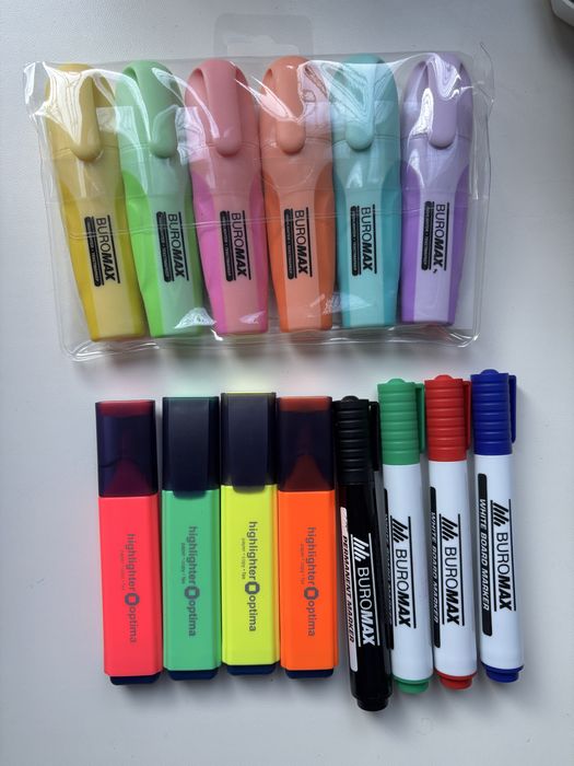 Маркери BuroMAX highlighter