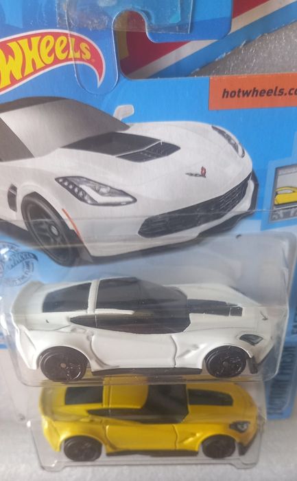 Conjunto 2 corvette c7 z06 hot wheels