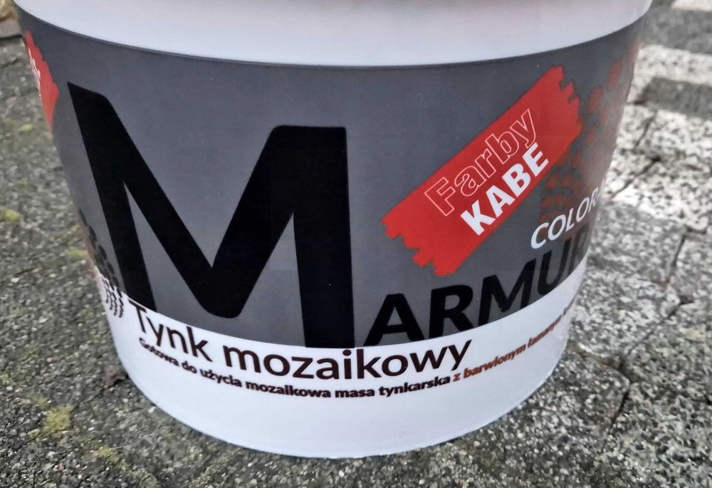 Tynk mozaikowy szary/ czerń / grafit
