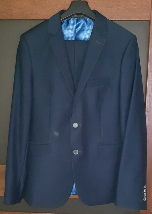 Garnitur młodzieżowy/męski granatowy 175 cm