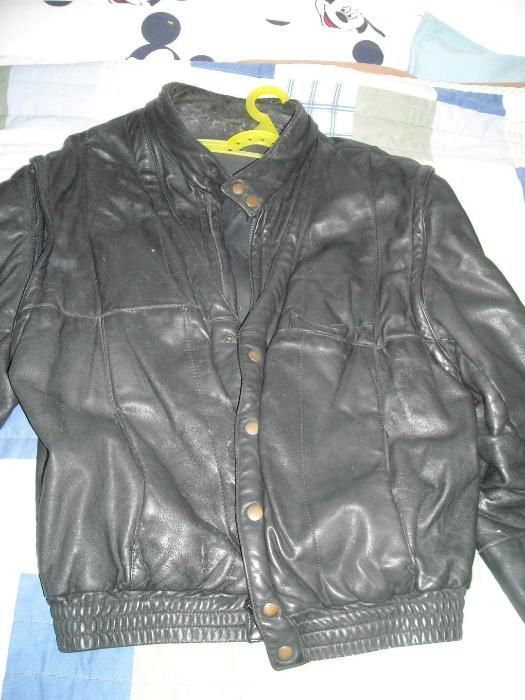 Casaco cabedal Vintage