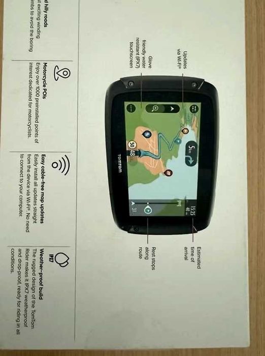TomTom Rider 550 z uchwytem