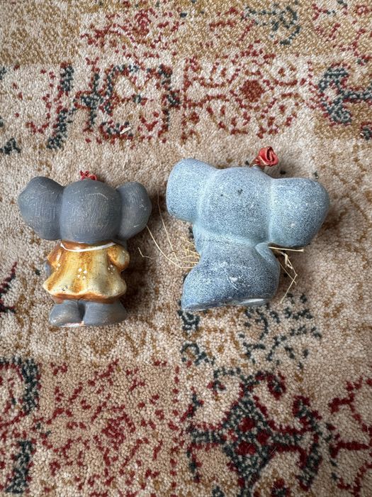 Słoniki ceramiczne dwie sztuki