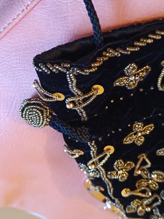 Torebka sakwa ręcznie robiona