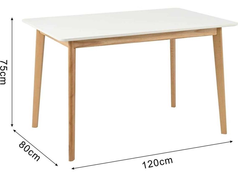 Mesa de Refeição Minimalista - Estilo Escandinavo - NOVO