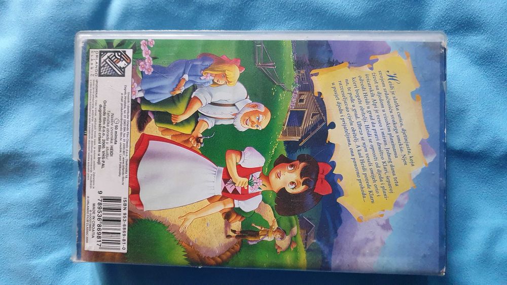 Bajki na kasetach VHS - Mała Księżniczka, Heidi, Ostatni Mohikanin