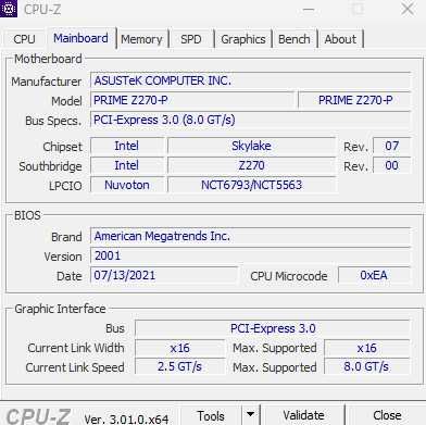 Комплект s1151:MB ASUS Z270-P + i7-6700 аналог + кулер