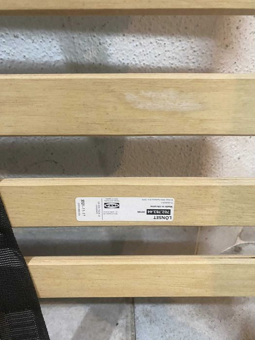 IKEA LÖNSET 160x200 cm estrado de ripas
