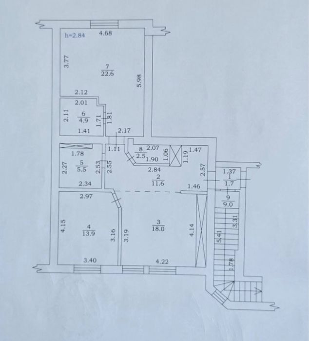 3-комнатная квартира по адресу (площадь 110 м²) - Atlanta.ua - фото 21