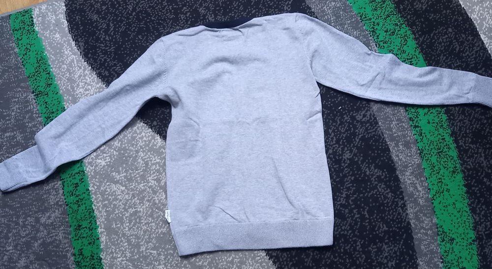 Szary rozpinany sweter Reserved r 158