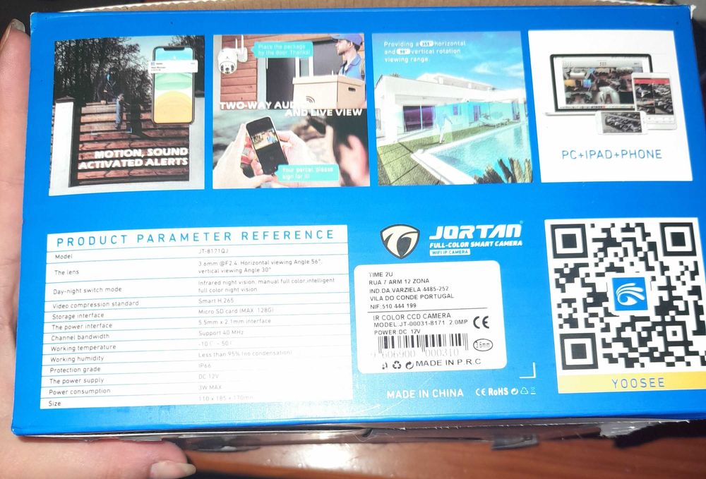 Câmara Jortan JT-8171QJ