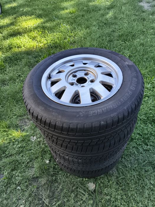 Koła na alufelgach audi A4 B5