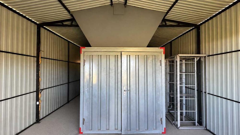 3 kontenery metalowe 4 x 2,2 x 2,2 m – magazynowe – Grójec