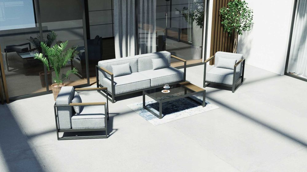 Zestaw Mebli Ogrodowych MADERA LIGHT