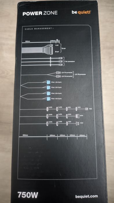Be Quiet Power Zone Z1-750W Bronze
