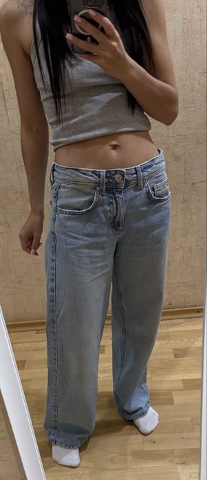 Женские джинсы Pull&Bear 34 низкая посадка
