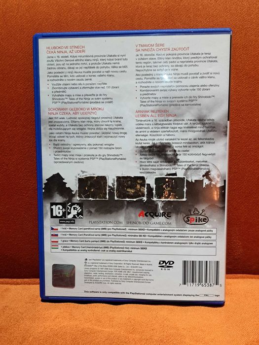 Shinobido Way of the Ninja komplet PS2