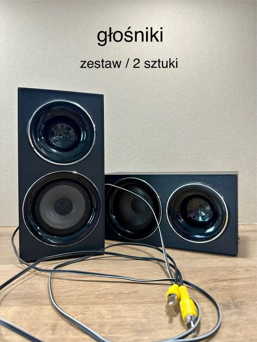 Głośniki do komputera komplet zestaw 2 sztuki