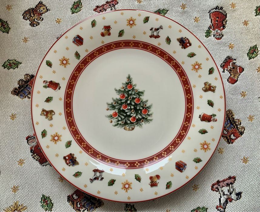 Villeroy Boch Toy’s Delight collection новорічна колекція тарілки 1