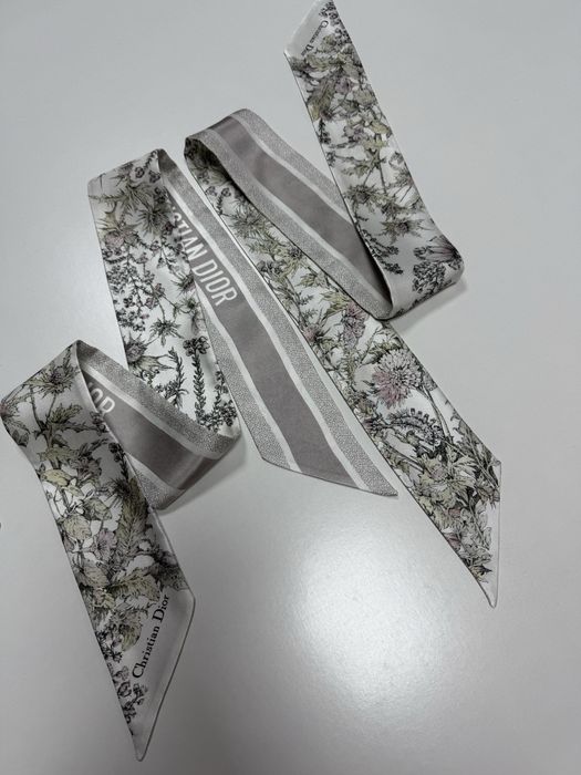 Шёлковый Бандо Dior оригинал Аксесуар двусторонний