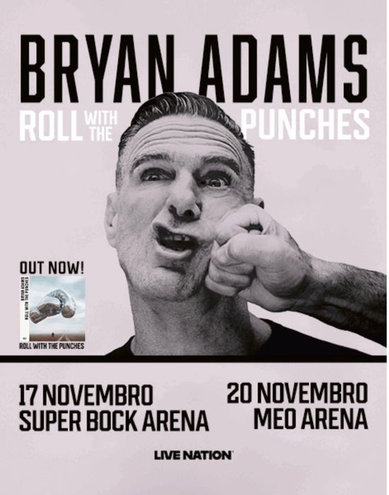 Venda bilhetes Bryan Adams