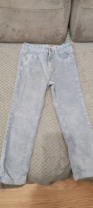 Spodnie sztruks 110 dziewczynka