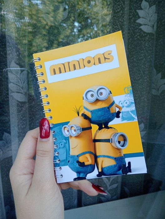 Блокнот Minions А6 з чистими аркушами