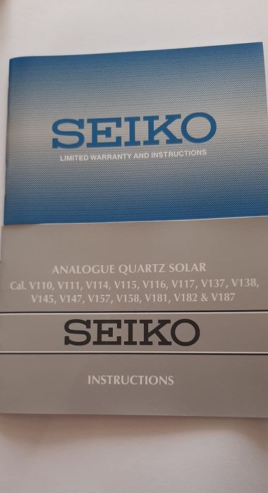 Relógio solar Seiko