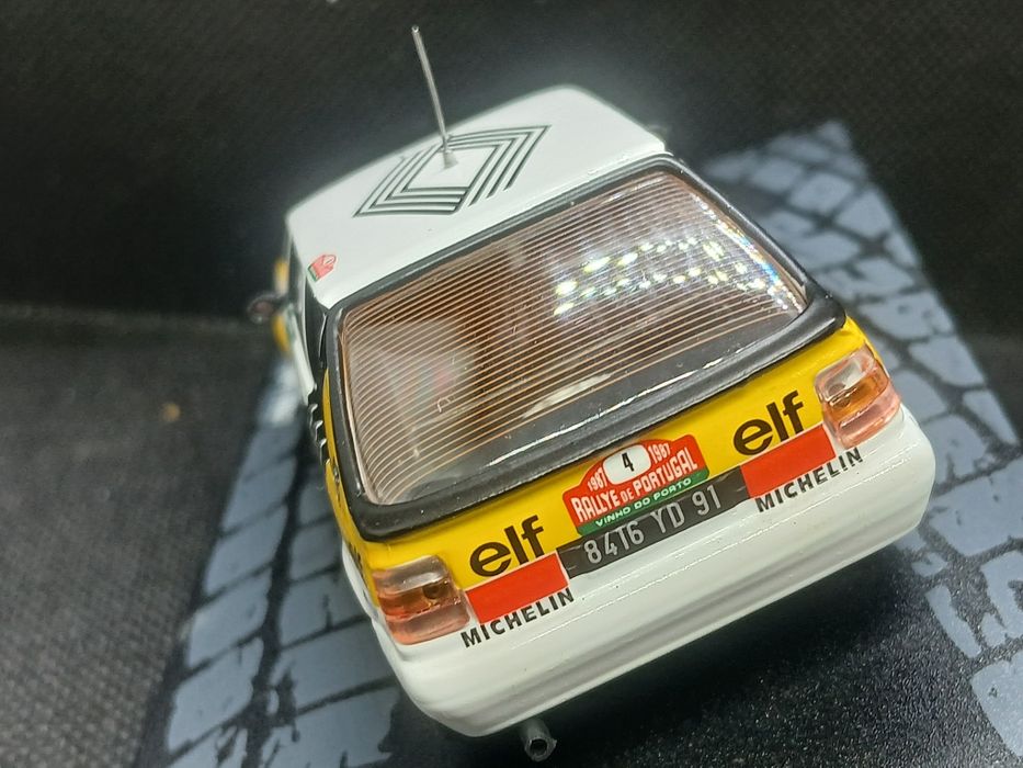 Miniatura  1/43 Renault 11 Turbo- J. Raganoti  Rally  de Portugal  1987