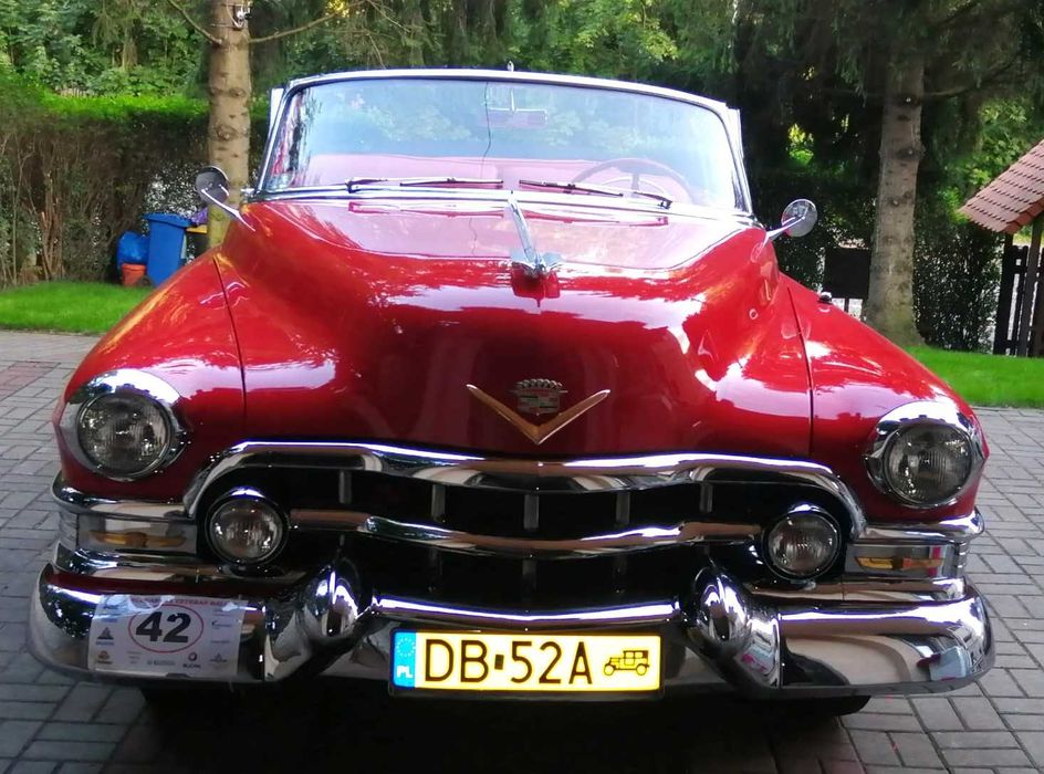 Auto zabytkowe do ślubu jedyny w Polsce Cadillac 1952 Cabrio
