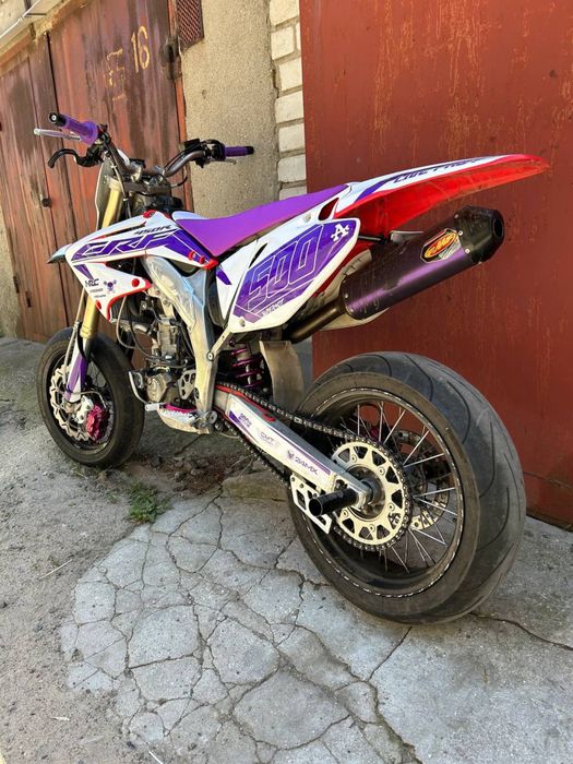 Honda crf450r supermoto