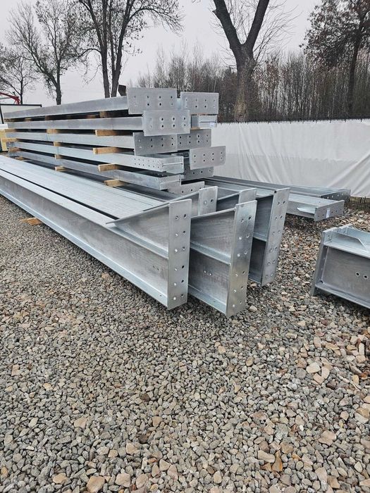 Konstrukcja stalowa / hala 900m2 / ocynkowana 15x60x6m