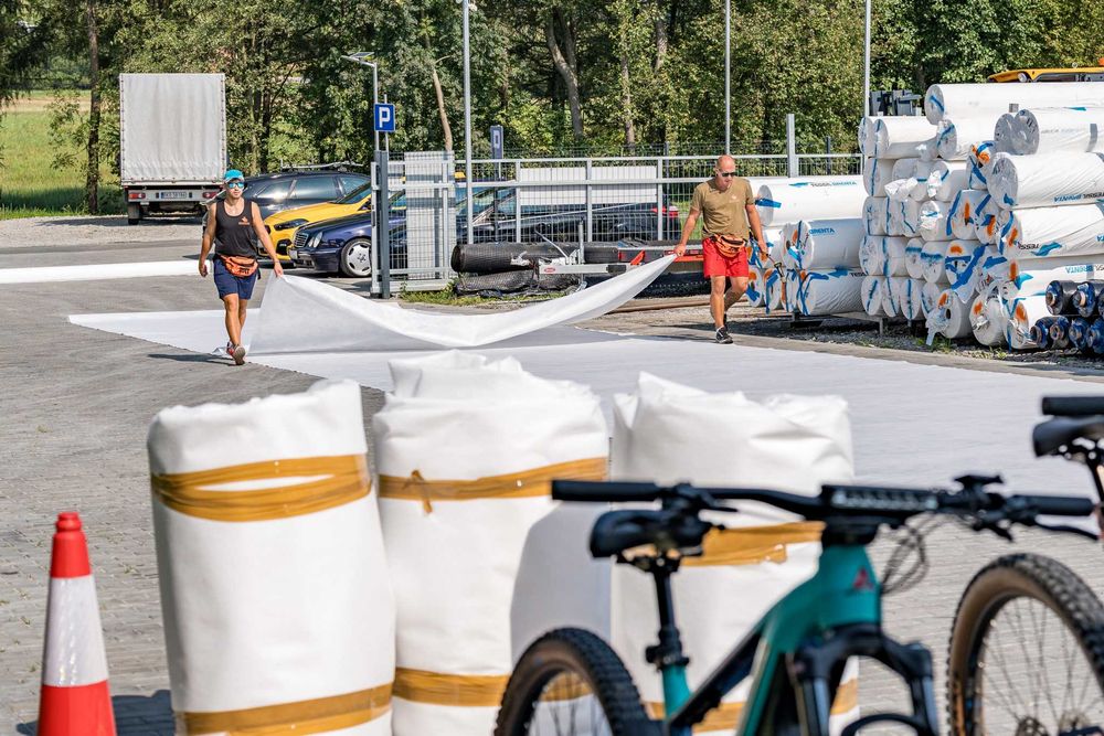 Geowłóknina POLIPORPYLENOWA PP Geotkanina Drogowa Autostradowa
