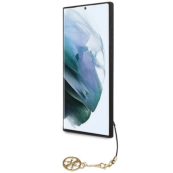 Etui Guess 4G Charms Collection na Samsung Galaxy S23 Ultra - szare