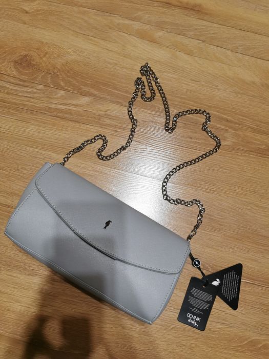 Szara torebka ochnik