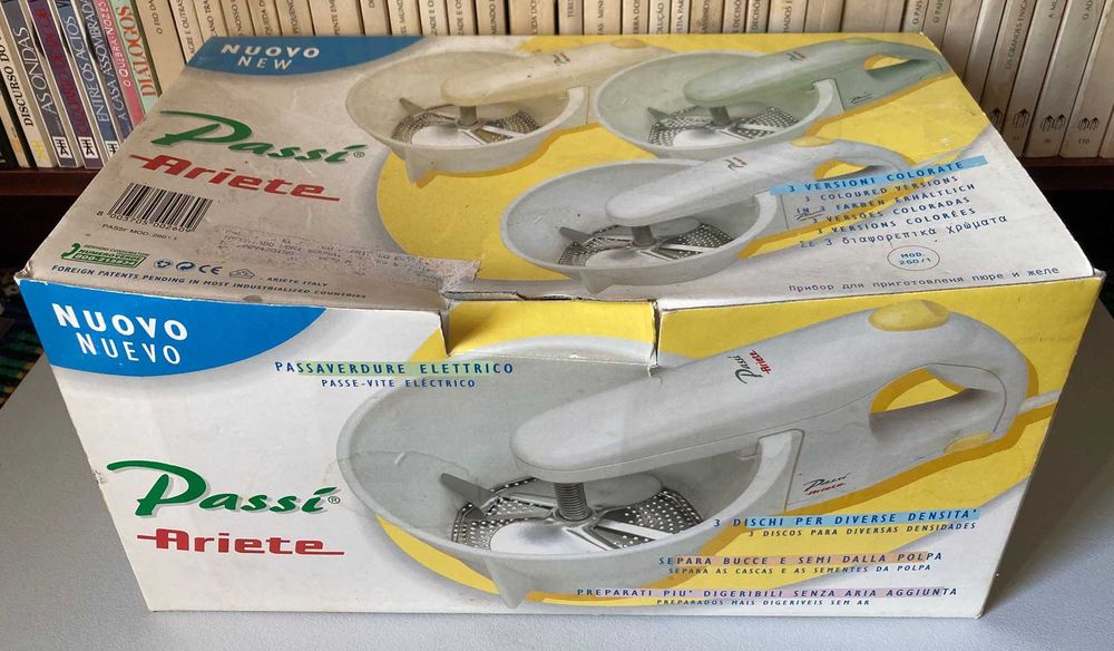 Triturador de Alimentos (Passe-Vite) Elétrico Ariete (instruções)
